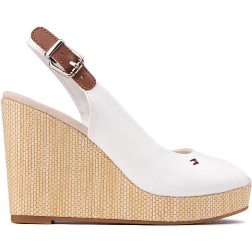 Chaussures Femme Espadrilles Tommy Hilfiger Iconic Elena Coins Blanc