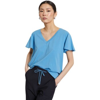 Vêtements Femme T-shirts manches longues Max Mara  Bleu