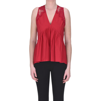 Vêtements Femme Débardeurs / T-shirts sans manche Twin Set TPT00003113AE Rouge