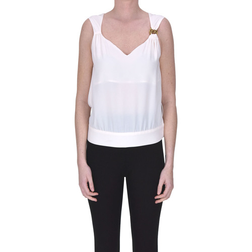 Vêtements Femme Débardeurs / T-shirts sans manche Pinko TPT00003111AE Blanc