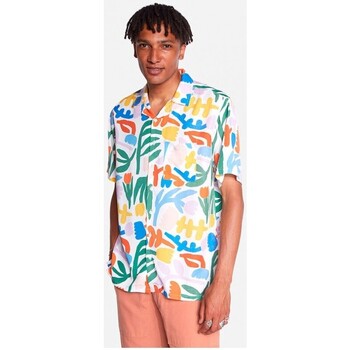 Vêtements Homme Chemises manches longues Ollow Olow Aloha Shirt Garden Multicolore