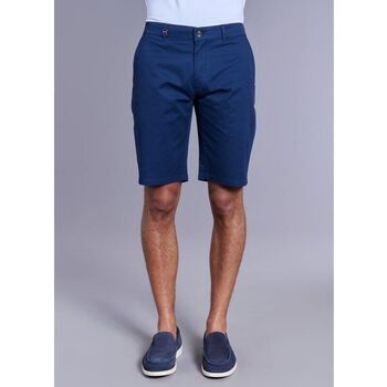 Vêtements Homme Shorts / Bermudas Jerem BERMUDA EN SERGÉ DE COTON STRETCH Bleu