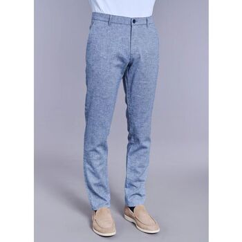 chemise jerem  pantalon en gabardine de lin stretch mélangée 