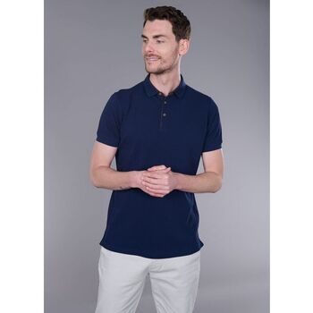 Vêtements Homme T-shirts manches courtes Jerem POLO EN JACQUARD DE COTON Bleu
