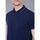 Vêtements Homme Chemises manches longues Jerem POLO EN JERSEY DE COTON STRETCH AVEC FINITIONS JACQUARD Bleu
