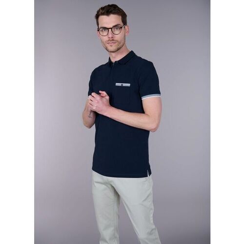 Vêtements Homme T-shirts & logo-print Polos Jerem logo-print POLO À MANCHES COURTES Bleu