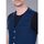Vêtements Homme Chemises manches longues Jerem GILET EN COTON-LIN À MOTIF PEPITA Bleu