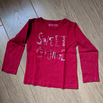 Vêtements Fille Provisional Rain Jacket In Extenso T-shirt manches longues rouge In Extenso - 3 ans Rouge