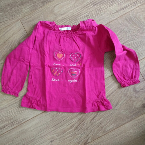 Vêtements Fille Rrd - Roberto Ri Gemo T-shirt manches longues fushia Gémo - 3 ans Rose
