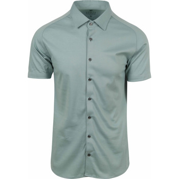 chemise desoto  short sleeve jersey chemise vert menthe 