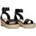 Chaussures Femme Sandales et Nu-pieds Etika 73886 Noir