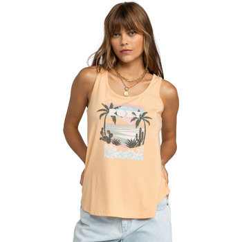 Vêtements Femme Débardeurs / T-shirts Tecnologias manche Roxy Beach Angel A Orange