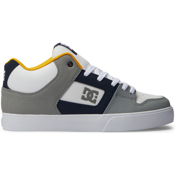 Chaussures Homme Baskets mode DC cross-strap SHOES Pure Mid Blanc