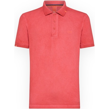 Vêtements Homme Bandana Patch Print Shirt Sun68 A34143 92 Rouge