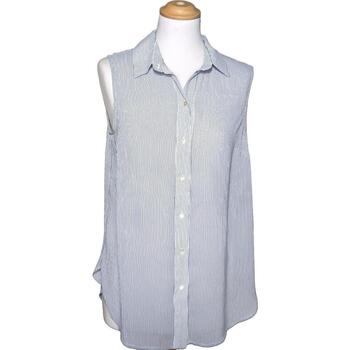 H&M chemise  38 - T2 - M Bleu Bleu