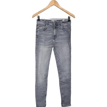 Vêtements Femme Jeans Zara jean slim femme  38 - T2 - M Gris Gris