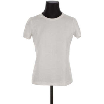 Vêtements Femme Débardeurs / T-shirts Fate sans manche Lacoste Top en coton Blanc