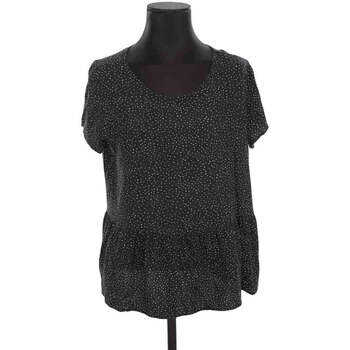 Vêtements Femme Débardeurs / T-shirts sans manche Blouse En Coton Top noir Noir