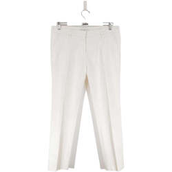 Vêtements Femme Pantalons Prada midi-skirt Pantalon en coton Blanc