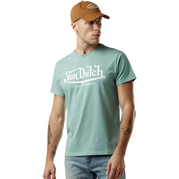 Vêtements Homme Débardeurs / T-shirts sans manche Von Dutch TSHIRT Textured LIFE S Bleu
