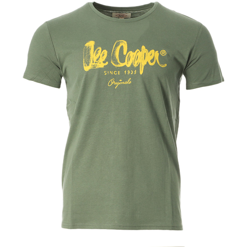 Vêtements Homme T-shirts & Polos Lee Cooper LEE-008971 Vert