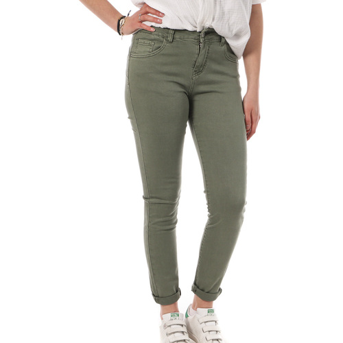 Vêtements Femme Jeans slim Monday Premium LW-339-D Vert