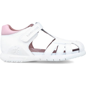 Chaussures Fille Tableaux / toiles Biomecanics SANDALES COEURS BIOMÉCANIQUES 242230-A Blanc