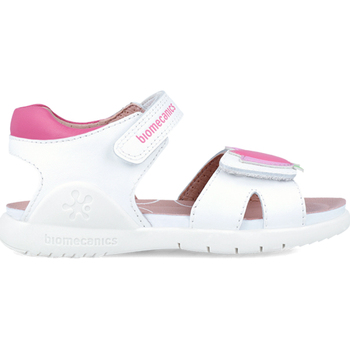 Chaussures Fille Polo Ralph Lauren Biomecanics SANDALES FLEURS BIOMÉCANIQUES 242237-A Blanc