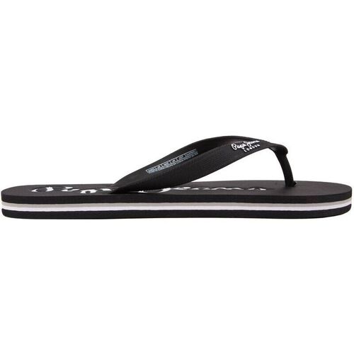 Chaussures Homme Tongs Pepe jeans Bay Beach Basic Durable Noir