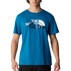 Vêtements Homme T-shirts manches courtes The North Face Mountain Line Bleu