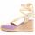 Chaussures Femme Espadrilles Leindia 89991 Violet
