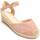Chaussures Femme Espadrilles Leindia 89997 Rose