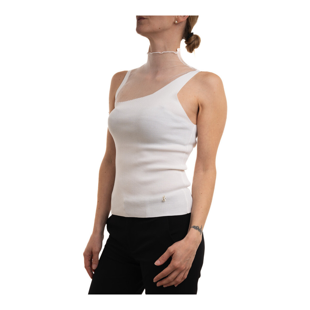 Vêtements Femme Débardeurs / T-shirts sans manche Kocca NEHILD Blanc
