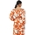 Vêtements Femme Tops / Blouses Compania Fantastica COMPAÑIA FANTÁSTICA Top 43108 - Geometric Orange