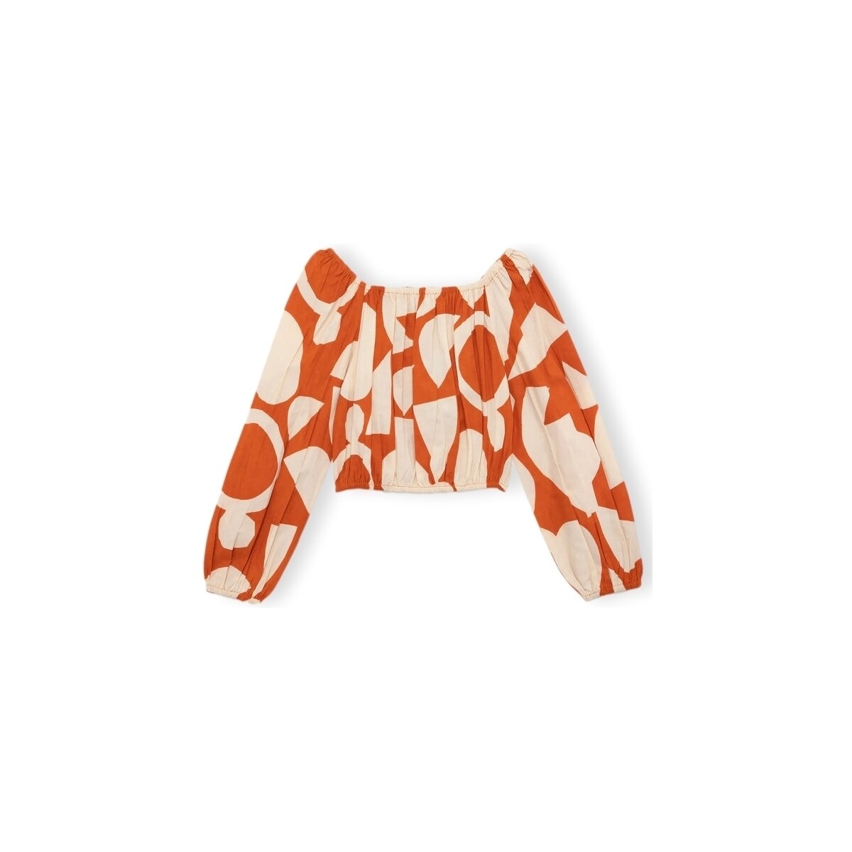 Vêtements Femme Tops / Blouses Compania Fantastica COMPAÑIA FANTÁSTICA Top 43108 - Geometric Orange