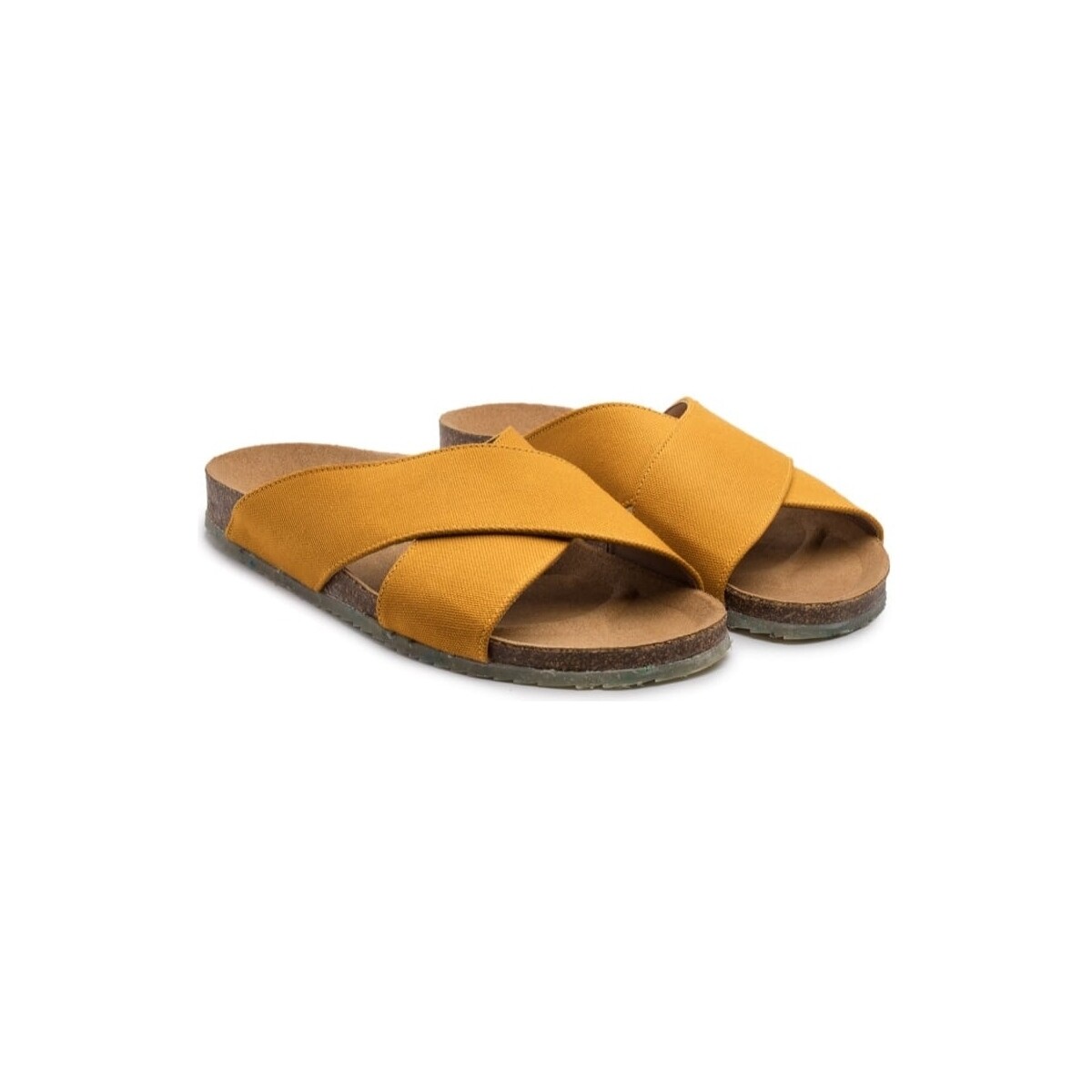 Chaussures Femme Sandales et Nu-pieds Zouri Sun Linen - Mustard Jaune