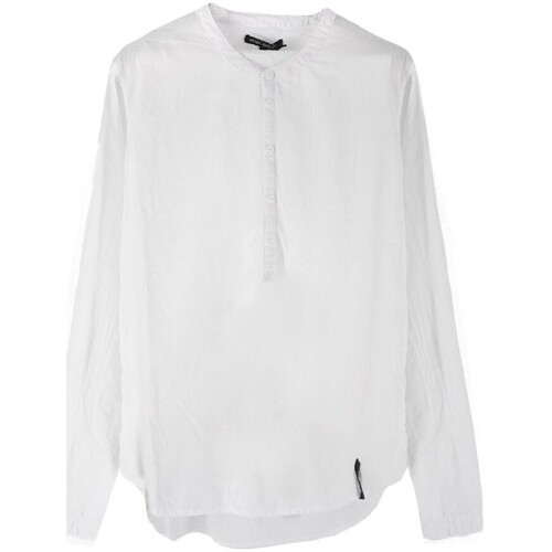 Vêtements Homme T-shirts & Polos Never Enough Chemise en coton blanc optique Blanc