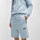 Vêtements Homme Shorts / Bermudas BOSS SHORT HEADLO 1  BLEU EN COTON MÉLANGÉ AVEC LOGO EN RELIE Bleu