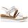 Chaussures Femme Sandales et Nu-pieds Lady Glory sandales à scratch blanc Blanc