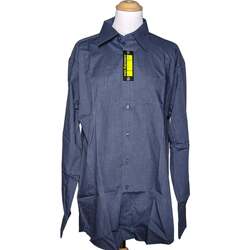 Vêtements Homme Chemises manches longues Marks & Spencer 40 - T3 - L Bleu