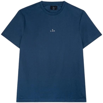 Vêtements Homme Sélection enfant à moins de 70 LXH T shirt homme  Ref 62328 Bleu marine et blanc Bleu