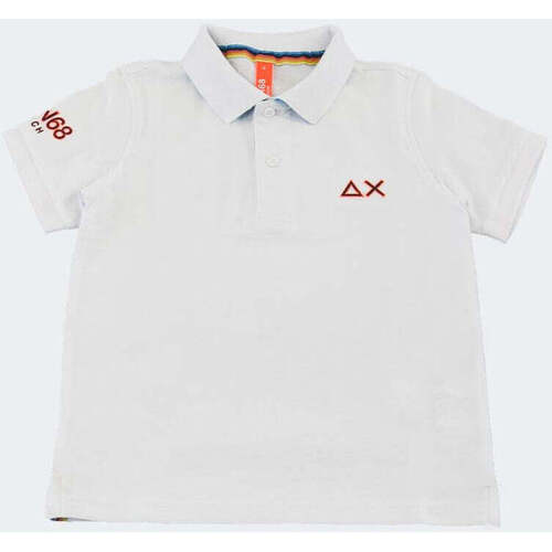 Vêtements Garçon T-shirts & Polos Sun68  Blanc