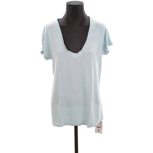 Vêtements Femme Débardeurs / T-shirts sans manche Débardeurs / T-shirts sans manche Top en coton Bleu