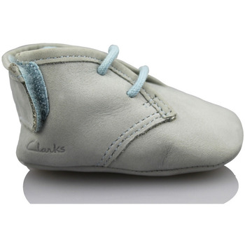 Chaussures Enfant Bottes Clarks BABY WARM Bleu