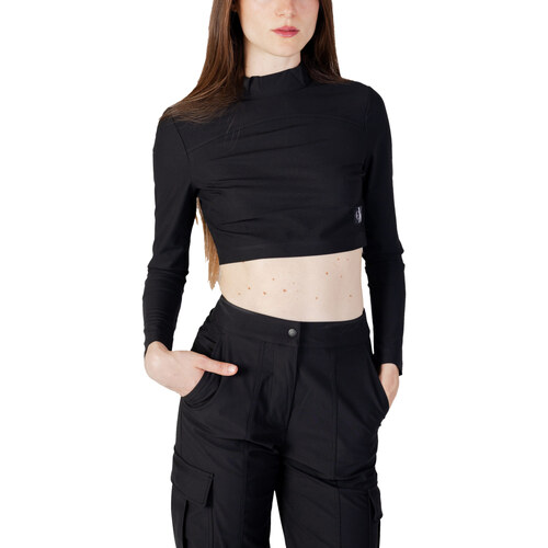 Vêtements Femme Tops / Blouses Calvin Klein Jeans Bridesmaid TECHNICAL KNIT MOCK J20J221312 Noir