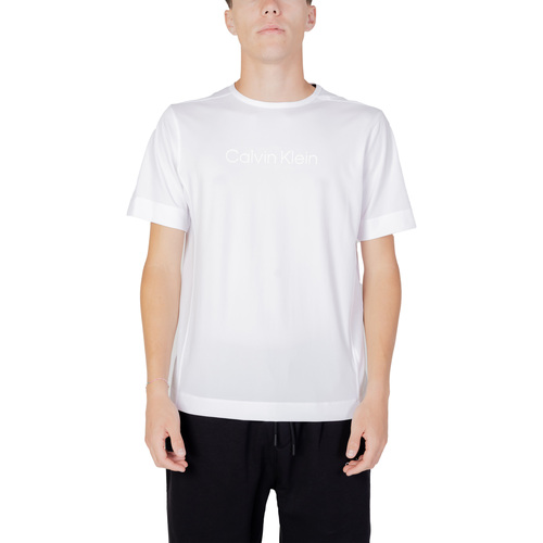 Vêtements Homme Polos manches longues Calvin Klein Sport WO - SS TEE 00GMS3K107 Blanc