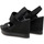 Chaussures Femme Escarpins Calvin Klein Jeans WEDGE WEBBING YW0YW01360 Noir