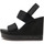 Chaussures Femme Escarpins Calvin Klein Jeans WEDGE WEBBING YW0YW01360 Noir