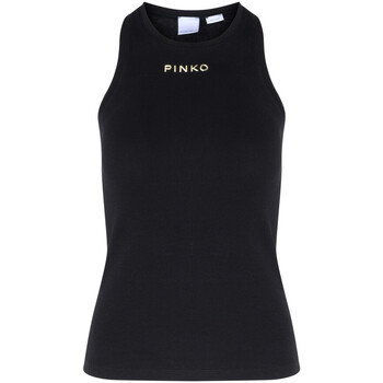 Vêtements Femme T-shirts & Polos Pinko Top  côtelé noir Autres