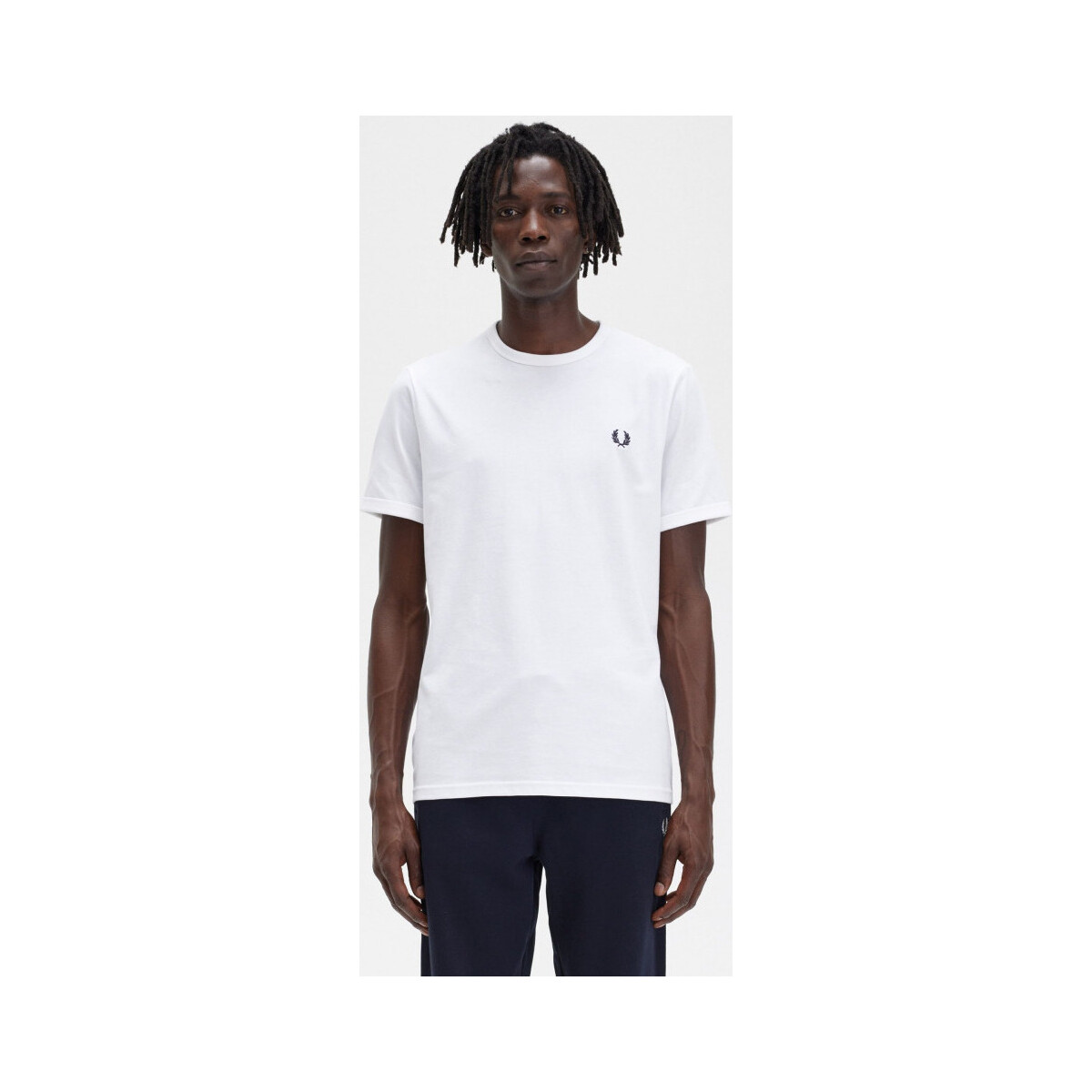 Vêtements Homme T-shirts manches courtes Fred Perry - RINGER T-SHIRT Blanc